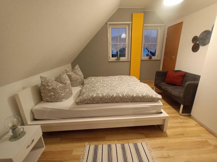 Ferienwohnung Fischer Mit E-Ladestation Direkt Am Haus Schwarzenberg  Ngoại thất bức ảnh